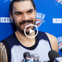 Steven Adams Speaks To Media After Contract Extension