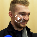 Domantas Sabonis talks about having his dad in the stands