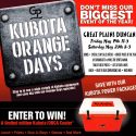 Great Plains Kubota Orange Days Event in Duncan!